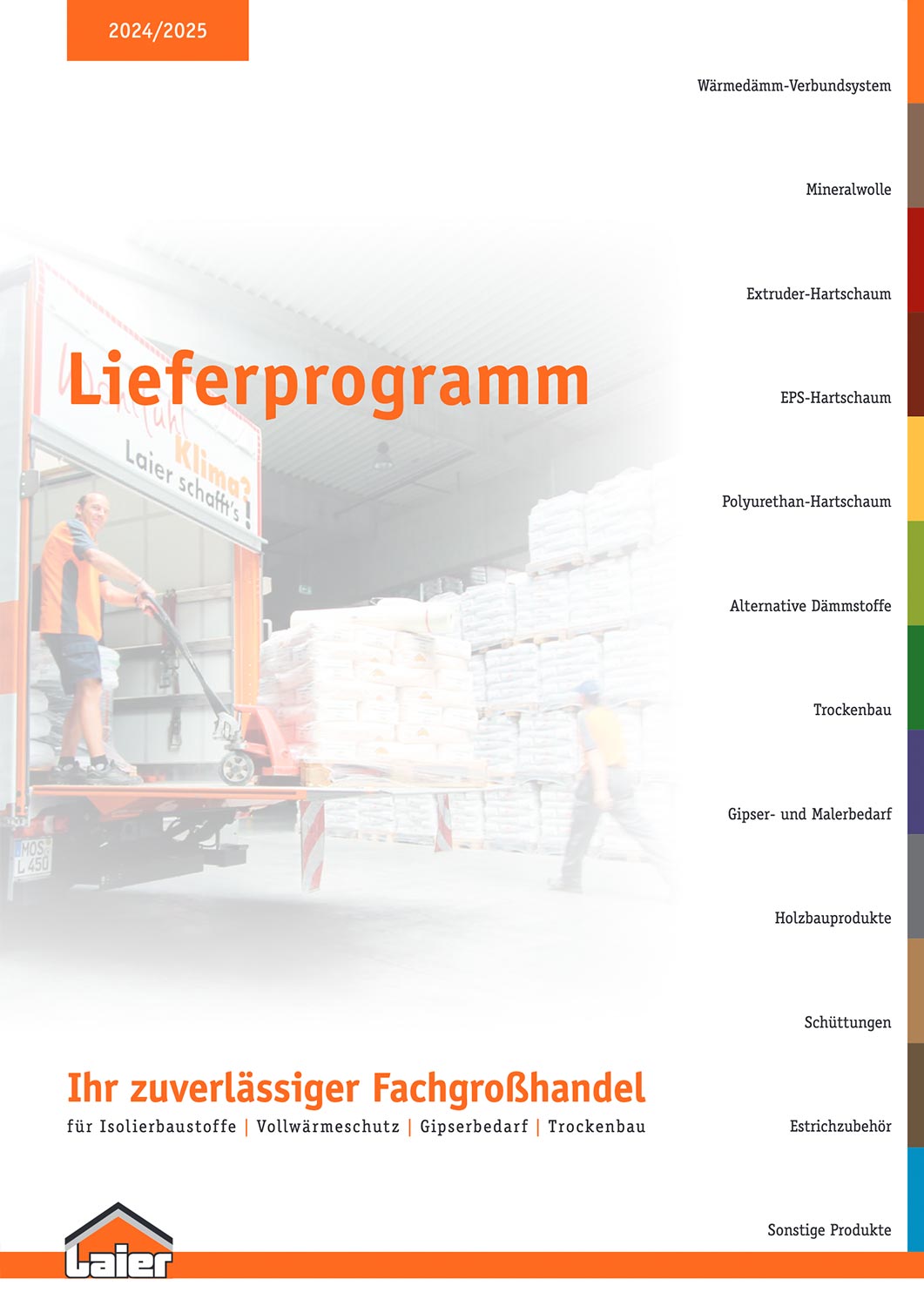 Das Lieferprogramm der Rudolf Laier GmbH & Co. KG